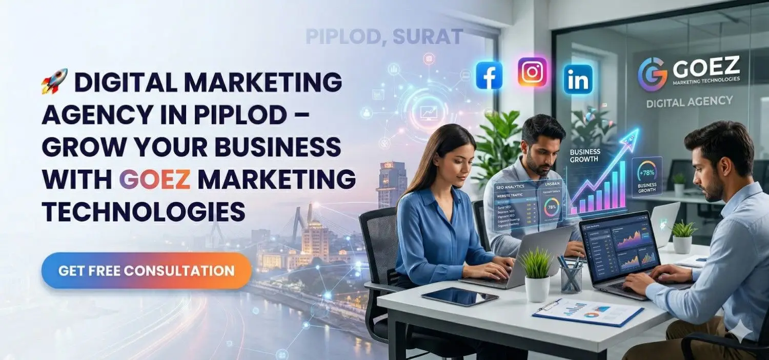 digital marketing agency in Piplod, digital marketing services in Piplod, online marketing agency in Piplod