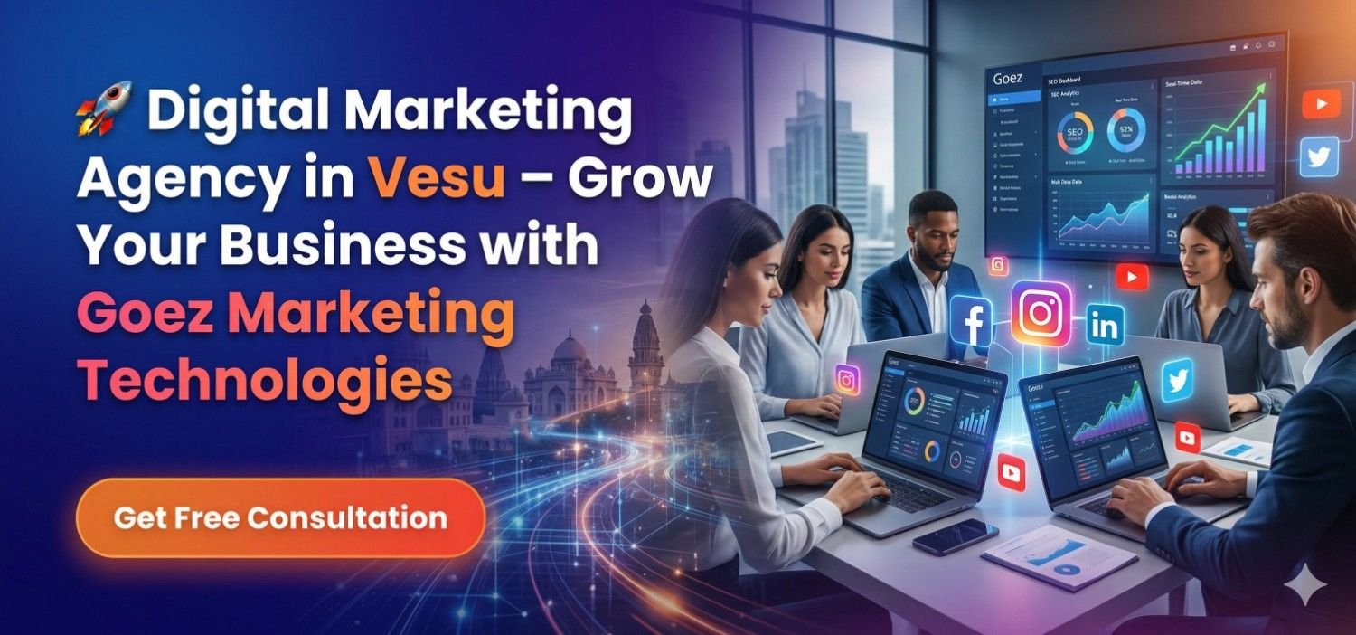 digital marketing agency in Vesu, digital marketing services in Vesu, online marketing agency in Vesu