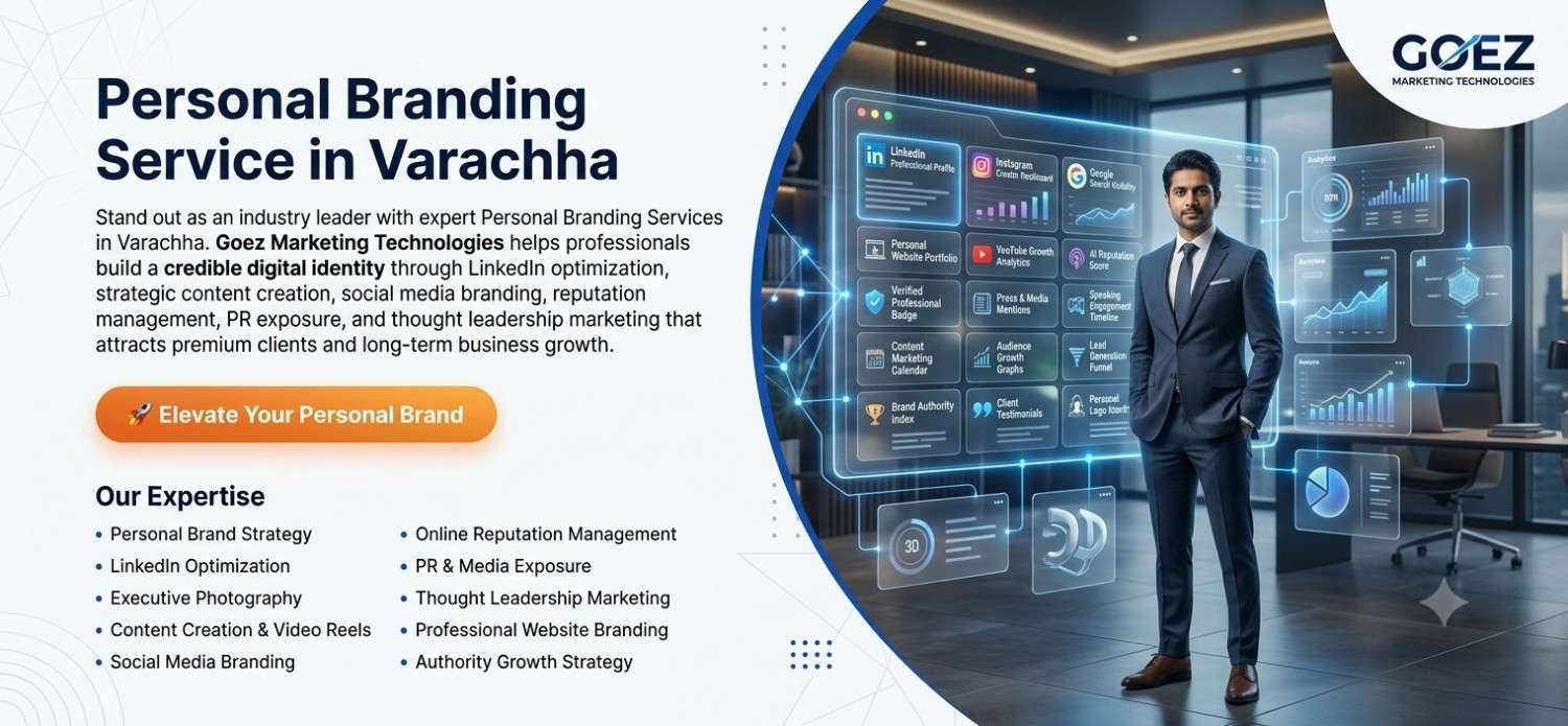 Personal branding service in Varachha, best personal branding expert Varachha