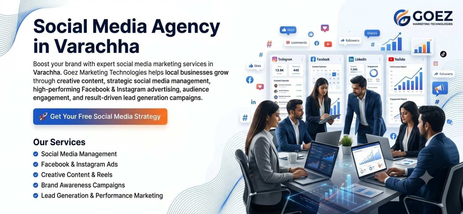 “Social Media agency in Varachha, social media marketing service in Varachha, social media agency near Varachha”